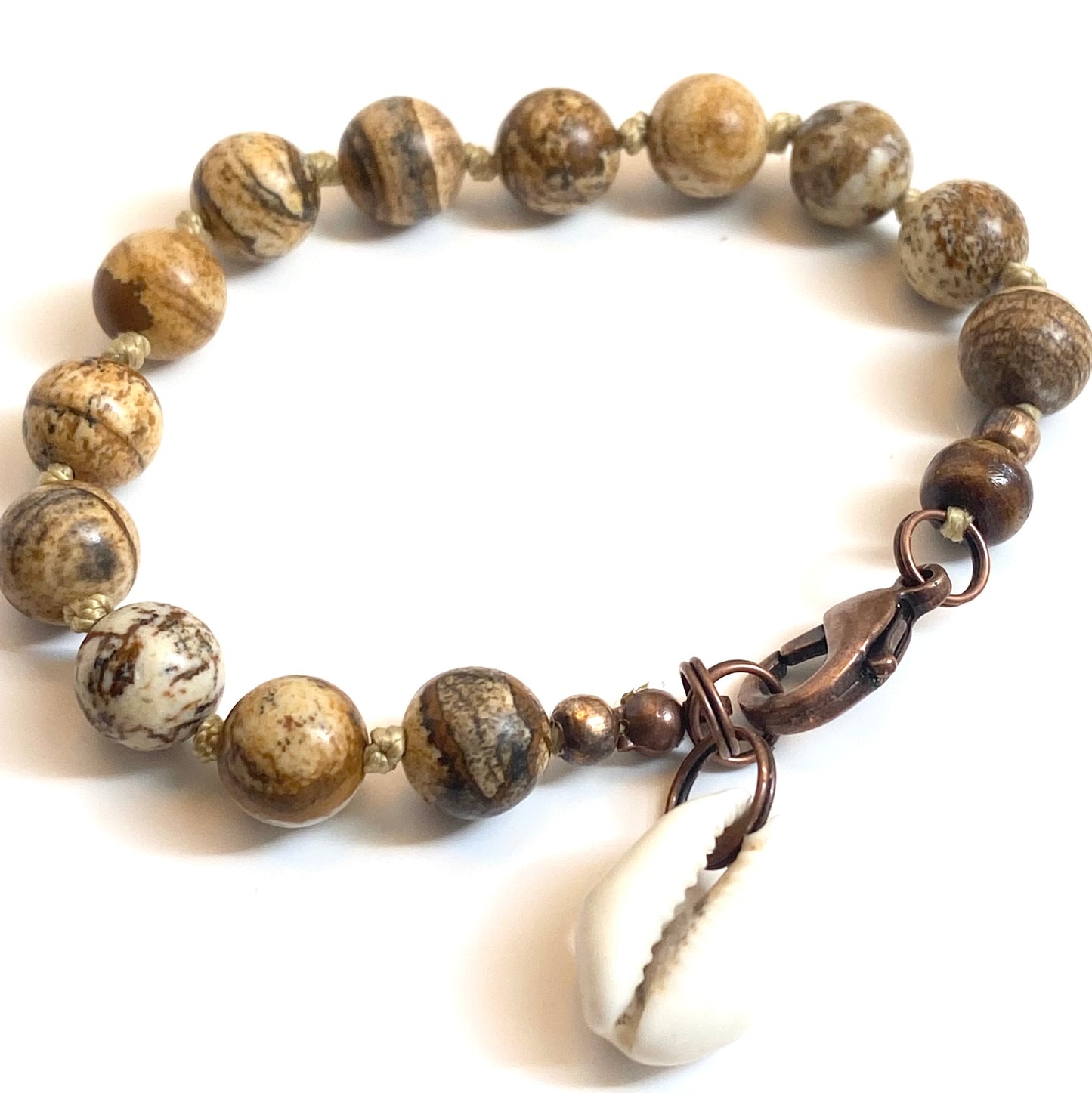 Picture Jasper Gemstone Bracelet
