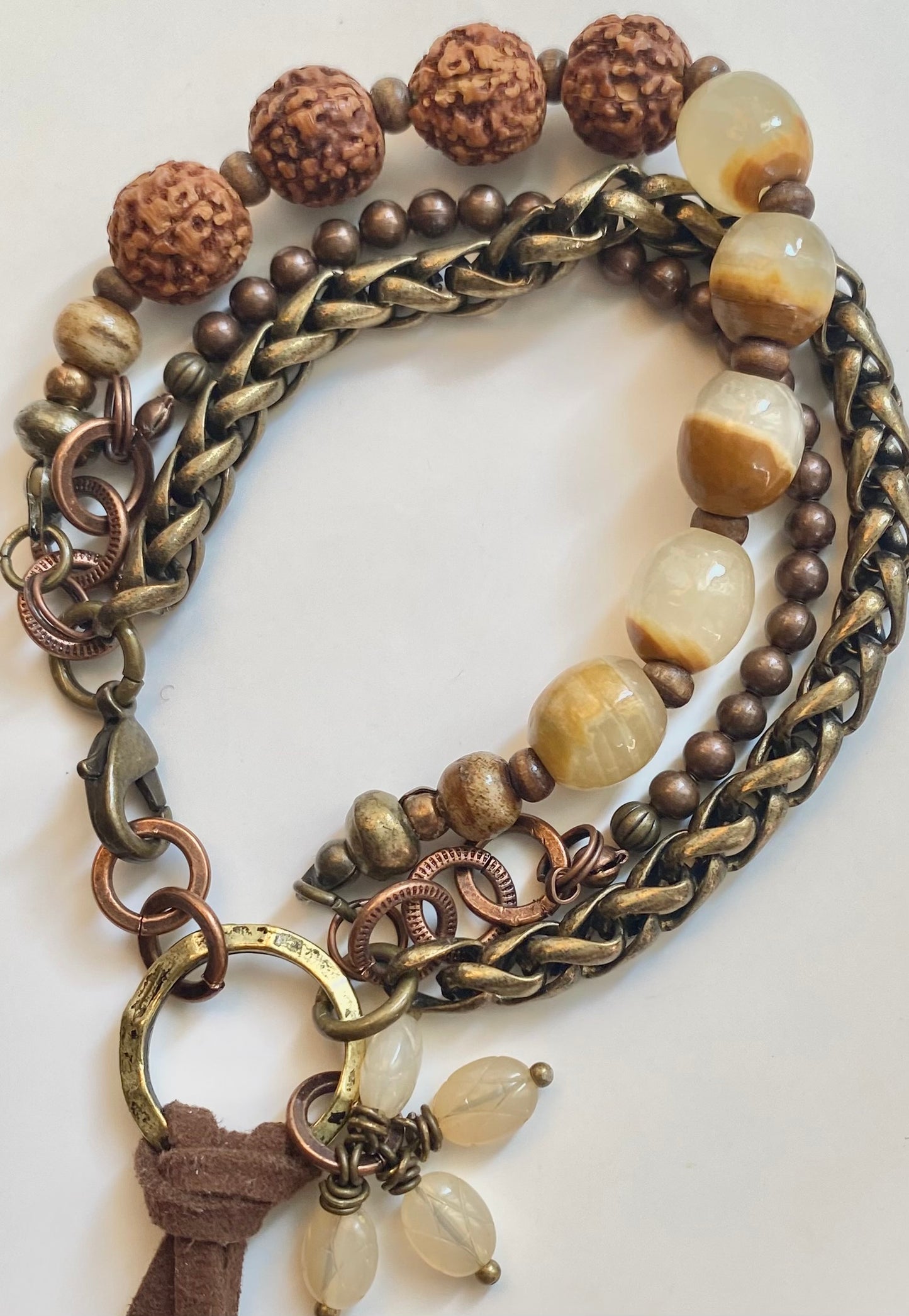 Triple Strand Rudraksha Bracelet