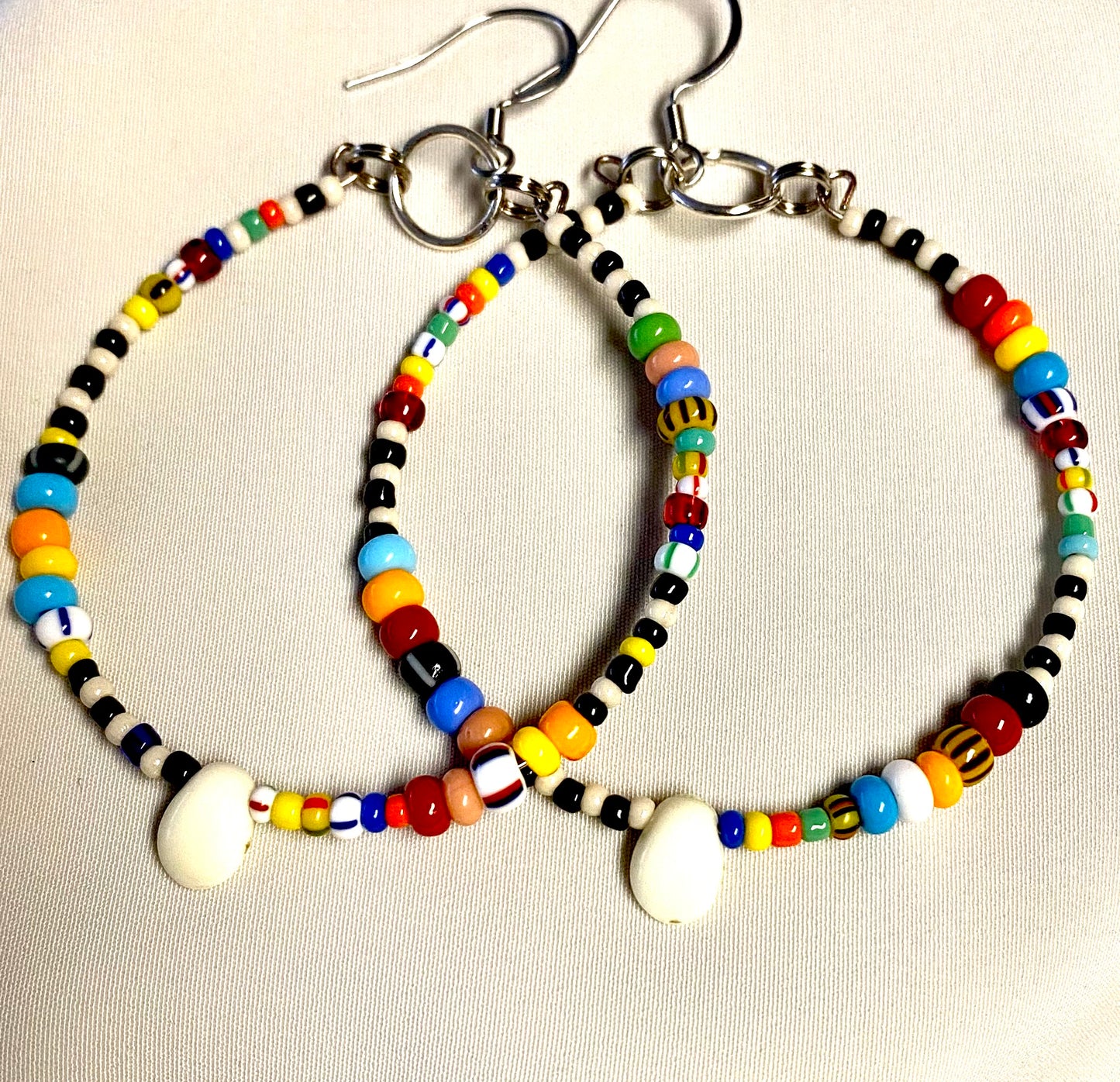 Trade Bead Necklace and Earring Set #1