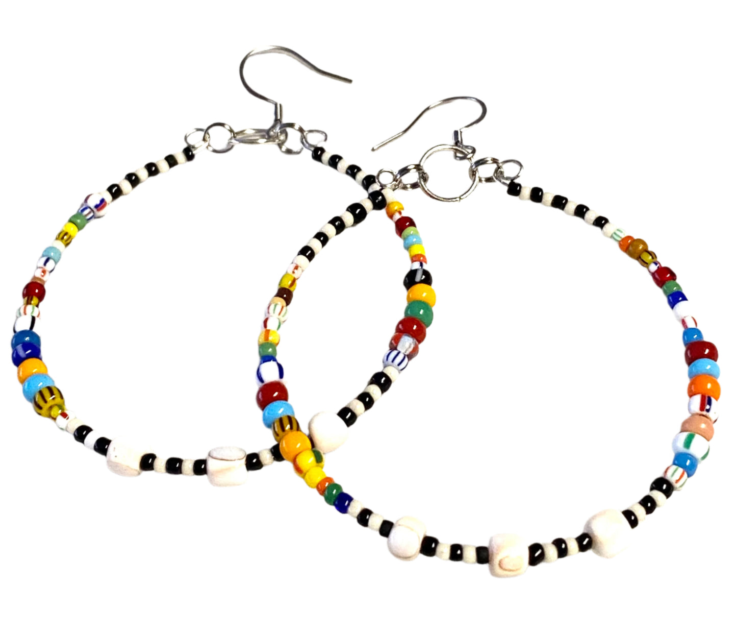 Trade Bead Necklace and Earring Set #2