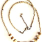 Golden Honey Necklace and Barrel Earrings