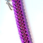 Square Purple Key Chain