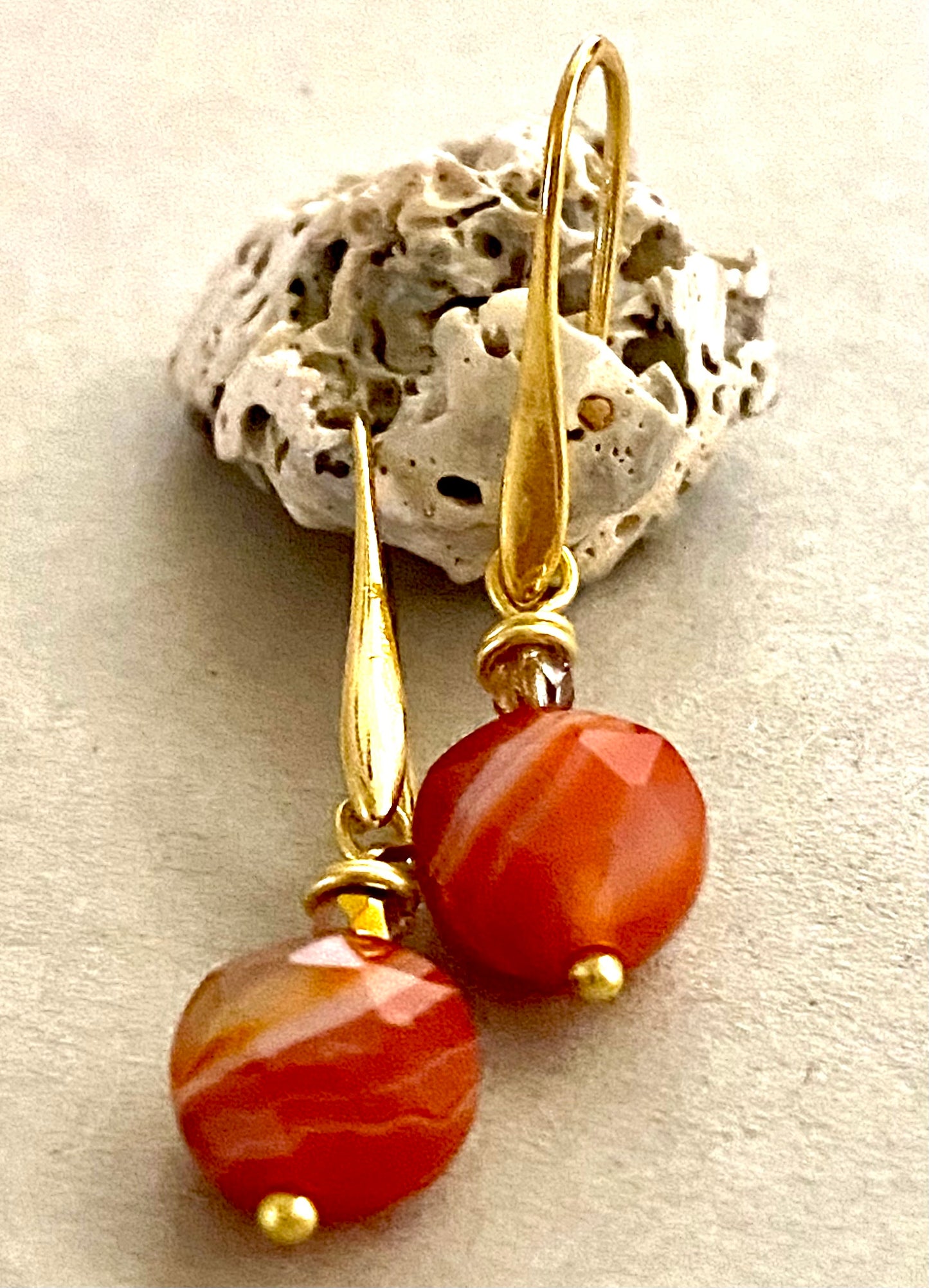 Carnelian Agate Drops