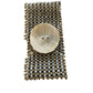 Pearl Gray and Antique Gold Cuff